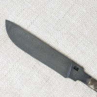 Клинок "Бобер" 130/27 Дамаск